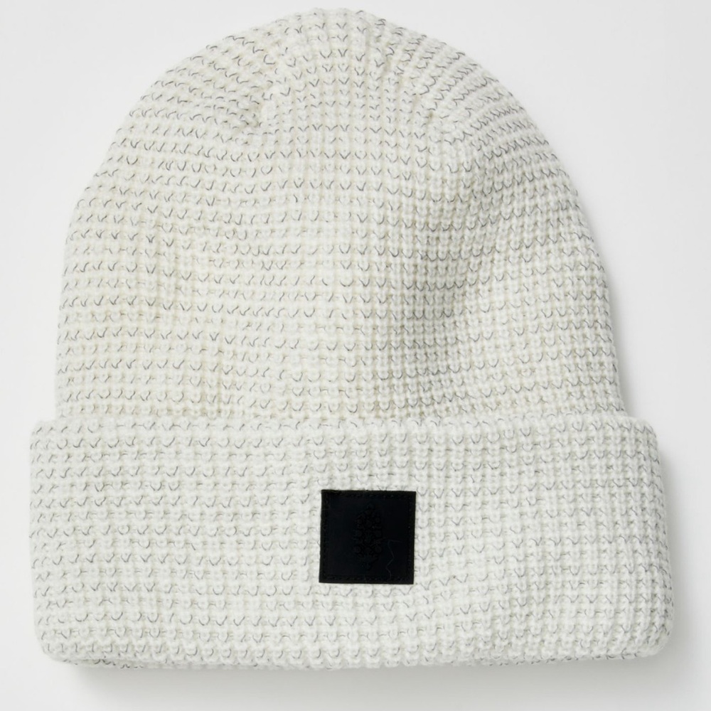 Free People Movement Ivory Lets Race Fleece-lined recycled yard beanie